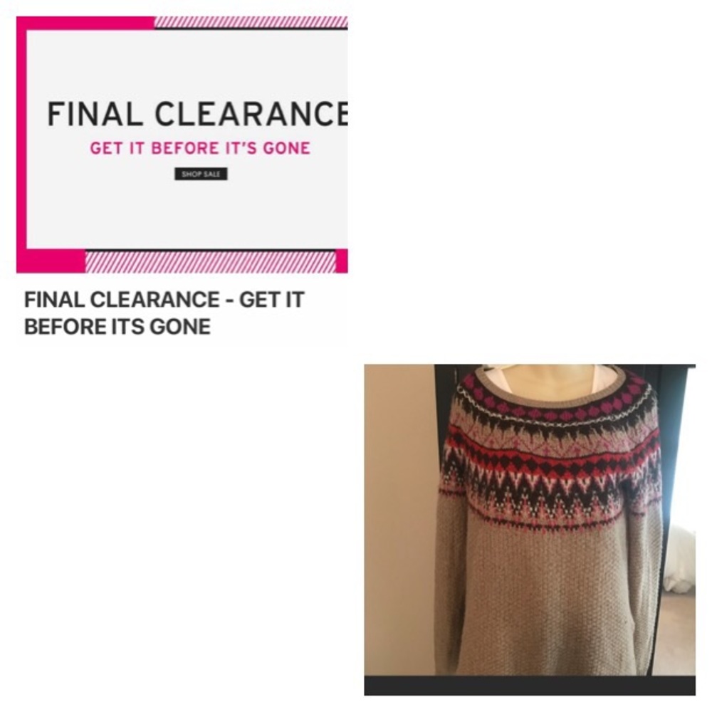 ❤️Buy 1 get this FREE ❤️❤️Fair isle sweater